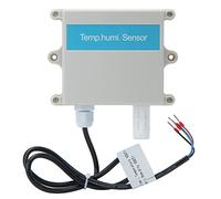 Wall Mounted Temperature Humidity Transmitter Sensor High Accuracy Environment Tester for Greenhouse Flower Cultivation Food Storage Museum Archives IP67 PP Material 110x85x44mm
