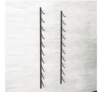 Wall Mounted Tile Sto Rack - Metal Ceic Display Stand for Porcelain Samples, 20cm Wide Building Material Showcase, Perfect for Home & Business Décor