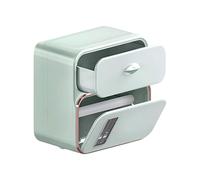 Wall Mounted Tissue Box, Space Saving Design, 1 Piece, Bathroom Storage Organizer, Wall Hanging Napkin Holder, Easy Refill, For Kitchens, Washrooms