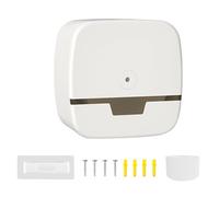 Wall Mounted Tissue Holder, Made of ABS Material, with a Lock, no Drilling Required, Holds 200 x 132 mm tissues