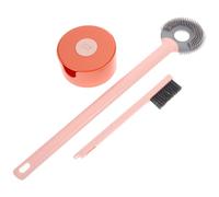 Wall Mounted Toilet Brush Holder Pink Pp Tpr Bowl Brush