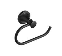 Wall Mounted Toilet Paper Holder - Rustproof Black Chrome & Brushed Nickel Bathroom Tissue Hanger - Stylish & Toilet Roll Paper Accessory