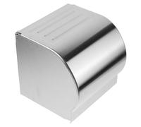 Wall-Mounted Toilet Paper Holder with Lid - Durable and Long-Lasting, Versatile Tissue Shelf for Bathroom and Hotel Bathrooms, Easy to Clean and Install
