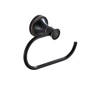 Wall Mounted Toilet Tissue Paper Holder - Rustproof Black Chrome & Brushed Nickel (Oil Rubbed Bronze) - Stylish Bathroom Accessories for Convenient Roll Storage