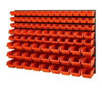 WALL MOUNTED TOOL PEG BOARD SET GARAGE STORAGE BINS WORKSHOP RACK SHED ORGANISER 50 MODELS VARIOUS SHAPES AND LAYOUTS SMALL MEDIUM LARGE (Model 10)