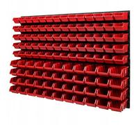 WALL MOUNTED TOOL PEG BOARD SET GARAGE STORAGE BINS WORKSHOP RACK SHED ORGANISER 50 MODELS VARIOUS SHAPES AND LAYOUTS SMALL MEDIUM LARGE (Model 9)