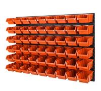 WALL MOUNTED TOOL PEG BOARD SET GARAGE STORAGE BINS WORKSHOP RACK SHED ORGANISER 50 MODELS VARIOUS SHAPES AND LAYOUTS SMALL MEDIUM LARGE (Model 13)