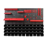 WALL MOUNTED TOOL PEG BOARD SET GARAGE STORAGE BINS WORKSHOP RACK SHED ORGANISER 50 MODELS VARIOUS SHAPES AND LAYOUTS SMALL MEDIUM LARGE (Model 37)