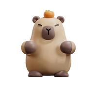 Wall Mounted Toothbrush Holder - Capybara Toothbrush Holder, Cute Aesthetic Adhesive Wall Mount with Drainage | Shower Mirror Organizer for Bathroom, Kids Bathroom