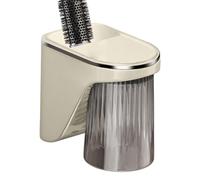 Wall-Mounted Toothbrush, Toothpaste Holder, Magnetic No-Drill Bathroom Organiser, Abs, with Mouthwash Cup Dispenser, Electric Toothbrush Storage for Rv, Apartment, Hotel, Kitchen, and Shower Room