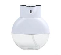 Wall Mounted Touchless Soap Dispenser, USB Rechargeable Automatic Hand Sanitiser Pump with 4 Adjustable Sensor for Bathroom Kitchen Office, White(A)