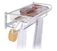 Wall Mounted Towel Rack - Aluminum Towel Bar & Shelf, Space-Saving Bathroom Sto, Hotel-Sle Towel Holder, Towel Rail for Efficient nizat