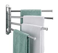 Relaxdays Stainless steel wall towel rail