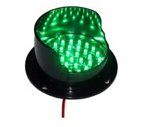 Wall Mounted Traffic Signal Light, Industrial LED Traffic Signal Light, Red/Green/Yellow Traffic Signal Light,completely waterproof, suitable for logistics parks unloading port, factory(Green,100mm-12