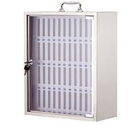 Wall-Mounted Transparent Cell Phone Security Box with Lock - Mobile Phone Storage Case for Offices Homes and Public Places - and Safe Accessory