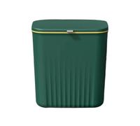 Wall Mounted Trash Can - Garbage Bin | Small Trash Can with Lid Rubbish Container for Counter Top Under Sink Bathroom Bedroom