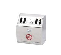 Wall Mounted Trash Can, Stainless Steel Ashtray, Outdoor Wall Mounted Cigarette Butts Bin, Smoking Cigar Ashtrays Bin For Commercial Outdoor Wall, Ashtrays For Cigarettes