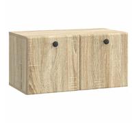 Wall-Mounted TV Cabinet Wall-mounted Engineered Wood Contemporary Stand vidaXL