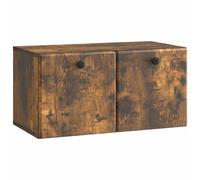 Wall-Mounted TV Cabinet Engineered Wood Storage Modern Media Solution vidaXL