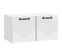 Wall-Mounted TV Cabinet Engineered Wood Storage Solution Modern Décor vidaXL