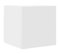 vidaXL Wall Mounted TV Cabinet White Floating Cupboard TV Unit HiFi Cabinet