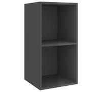 vidaXL Wall-mounted TV Cabinet Concrete Grey Engineered Wood Unit Cabinet