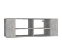 vidaXL Wall-Mounted TV Cabinet Concrete Grey Engineered Wood Indoor Furniture