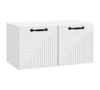 Wall-Mounted TV Cabinet Wall-mounted Engineered Wood Storage Shelving vidaXL