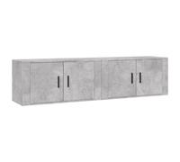 (sonoma oak, 80 x 34.5 x 40 cm/ 3 pcs) vidaXL Wall-mounted TV Cabinets Hanging TV Stand Floating TV Wall Unit 3 pcs