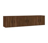 Wall-mounted TV Cabinets Hanging TV Stand Floating TV Wall Unit 3 pcs vidaXL