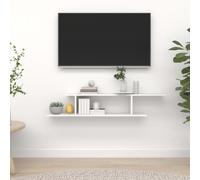Wall-Mounted TV Shelf Floating Wall TV Unit TV Stand Engineered Wood vidaXL