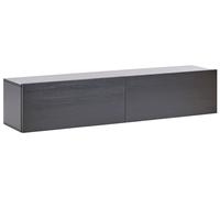 Beliani Wall Mounted Tv Stand Gladstone Black
