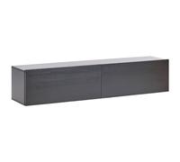 Beliani Wall Mounted Tv Stand Gladstone Black