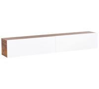 Wall Mounted TV Stand GLADSTONE Brown/ White