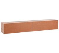 Beliani Wall Mounted Tv Stand Gladstone Red