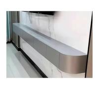 Wall-Mounted TV Stand with Storage, Solid Wood Media Console for 50"-85" TVs, Modern TV Shelf, Grey 300cm Multimedia Unit, Stylish Home Entertainment Furniture