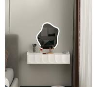 Wall-Mounted ty Makeup Table with Corner Desk for Small Spaces Elegant W Dressing Table with Drawers for Home & Office