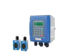 Wall-Mounted Ultrasonic Flow Meter TUF-2000B Non-Contact Liquid Flow Meter With TS-2 TM-1 TL-1 Clamp-On Transducer High Sensitivity, Low Repeatability(Host S Probe)