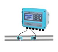 Wall-mounted Ultrasonic Flowmeter Clamp-on DN15-700mm Digital Liquid Flow Speed Transducer For Copper/PVC Pipe Low Error(TH-TL1-DN300-6000)