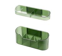 Wall Mounted Umbrella Stand Holder -Free Transparent Modern Adjustable Umbrella Rack for Entrance Bathroom Front Door - Green Color