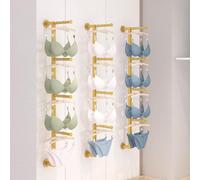 Wall-Mounted Underwear Display Rack, Metal Organizer for Space-Saving Storage in Clothing Stores, Adjustable Design