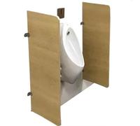 Wall Mounted Urinal Divider Male Urinal Partition Screen Privacy Panel for Restrooms Commercial Bathroom Urinal Privacy Divider Durable Urinal Separation Panel