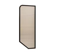 Wall-Mounted Urinal Partition, Tempered Glass Bathroom Divider for Public Restrooms in Commercial Spaces