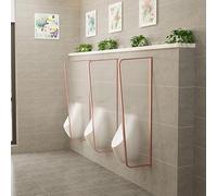 Wall Mounted Urinal Privacy Screen Freestanding Partition for Bathroom and Public Restrooms, Easy Installation Solution