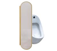 Wall-Mounted Urinal Screen, Men Toilet Privacy Baffle, Restroom Partition for Public Places, 40x80cm
