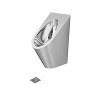 Wall-mounted urinal Wall-Mounted Stainless Steel Induction Urinals for Men - Commercial Flushing Toilets for Public Restrooms Ideal for Bars Hotels Schools & Public Facilities