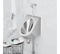 Wall Mounted Urinal with Automatic Flushing - Easy Installation for Home and Commercial Use