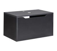Wall Mounted Washbasin Cabinet PETROLINA 60 cm Black