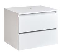 Beliani Wall Mounted Vanity Unit Serra 60 Cm White
