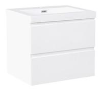 Wall Mounted Vanity Unit with Basin CARDIEL 60 cm White